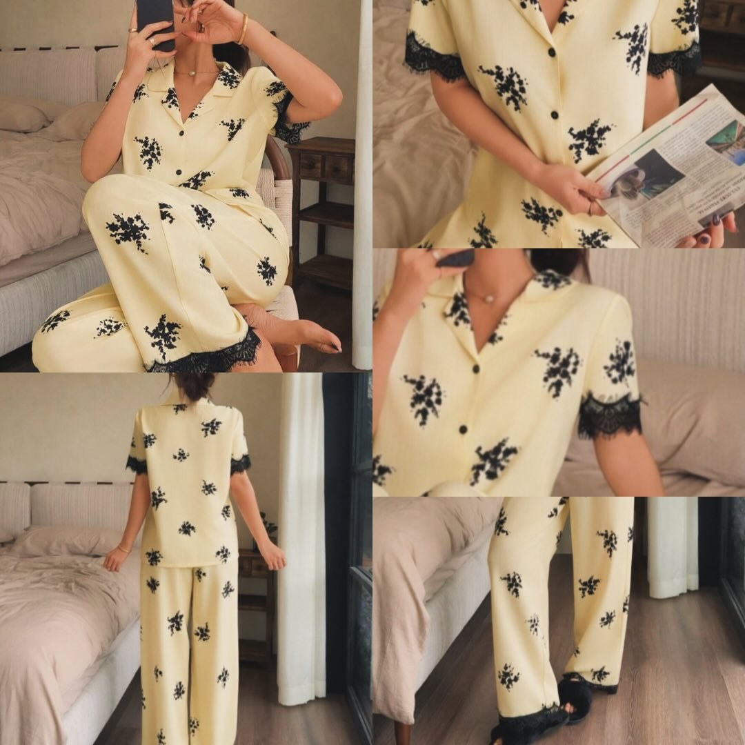 Buttercup Floral Pajama Set