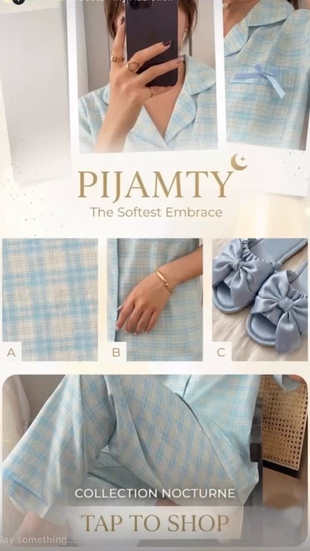 Sky Plaid Lounge Dress